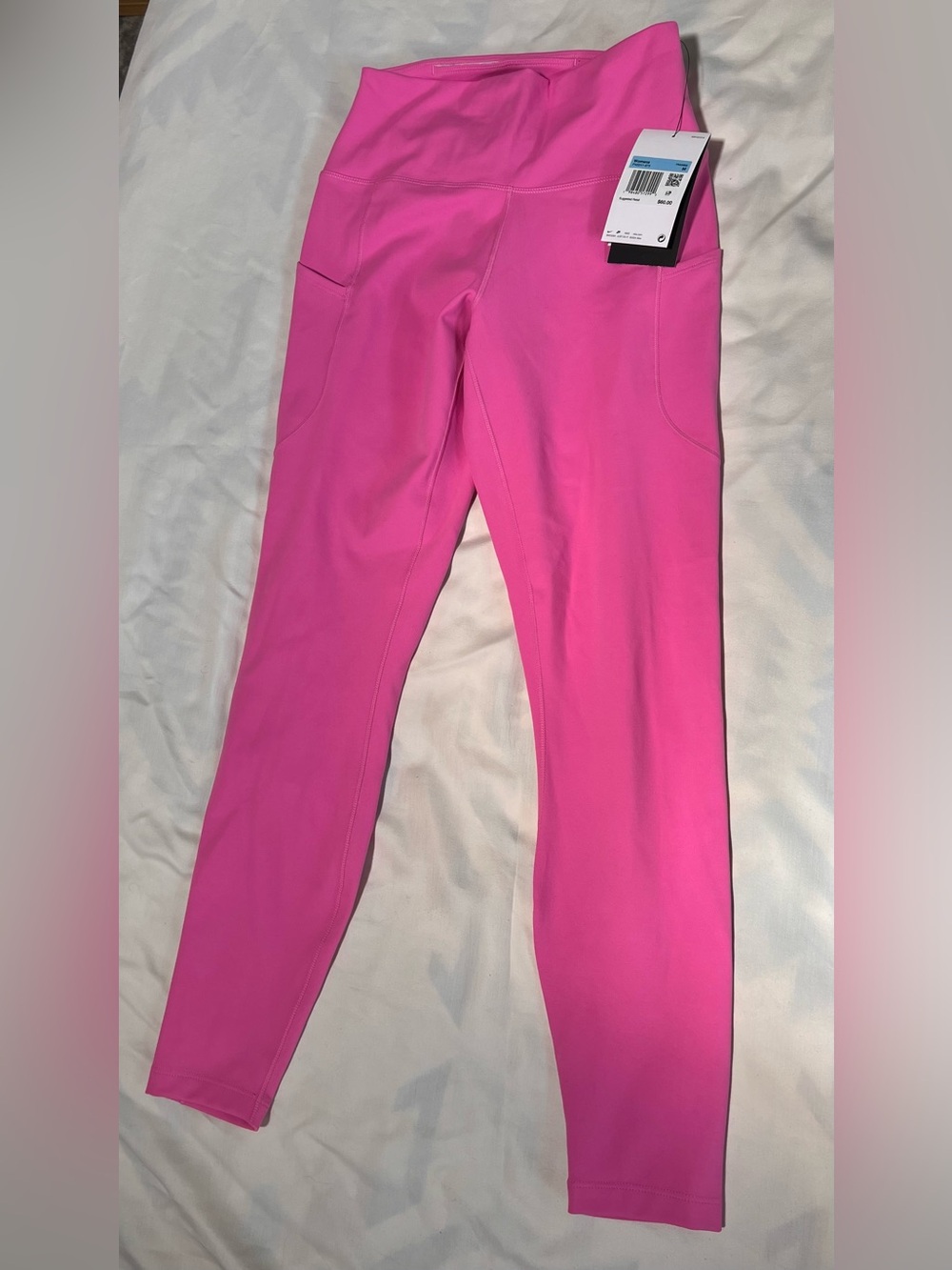 Nike Pink Women's Leggings with Side Pockets